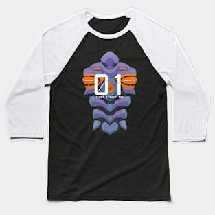 EVANGELION ANIMA UNIT 01 BACK Baseball T-Shirt